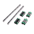 thumbnail image 5 of Guide Rail 2 X HGR 20-1000mm Slide Rail + 4 X Bearing Blocks Guideway Rail for DIY CNC Routers Lathes Mills, 5 of 7