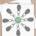 thumbnail image 2 of 12 Pieces Tablecloth Weights Tablecloth Pendant Teardrop Shape Table Cover Weights Stone Table Weigh, 2 of 5