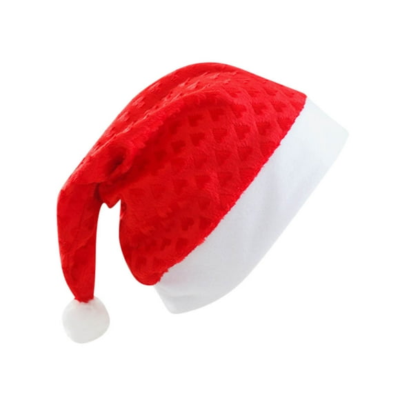 jovati Christmas Hat, Santa Hat, Xmas Holiday Hat for Adults, Unisex Comfort Cap