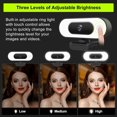 thumbnail image 2 of ZIQIAN 1080p HD Webcam with Auto Focus & Ring Light, Privacy Cover, Tripod Included, Plug and Play, 2 of 7