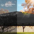 thumbnail image 5 of 10x10 Pop Up Canopy Tent, Outdoor Canopy Tent with 3 Adjustable Height, Easy Set Up Canopy with 4 Sandbags & Carrying Bag for Camping, Parties,Outdoor Events, 5 of 7