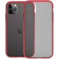 thumbnail image 2 of Entronix Shockproof Matte Case Designed for iPhone 12 Pro Max with Soft TPU Bumper, Slim Case Red, 2 of 5