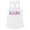White, variant on Birth Doula Tank Top Fitted Racerback Women's Small White