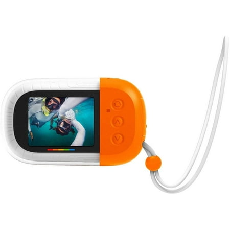 Polaroid - Wave IE50-NOC 4K Video 18.0-Megapixel Waterproof Digital Camera - Orange/White