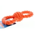 thumbnail image 2 of Infinity Pet Durable TPR Chew and Tug Rope Toy, Figure 8, Orange, 2 of 8