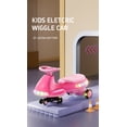 thumbnail image 2 of Light-Up Electric Wiggle Car with Pedal, 2-in-1 Swing Car, 2 motor Ride-On Toy, Anti-Rollover, Flashing Wheels for Ages 3 and Up, 2 of 9