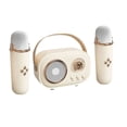 thumbnail image 1 of Dsscvnef Mini Karaoke Machine Portable Speaker with Microphone Set for Kids Adults Home Party Entertainment, 1 of 7