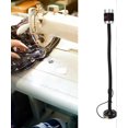 thumbnail image 2 of Round magnetic base dimming industrial LED CNC machine lathe work lamp AC220V flexible adjustable hose eye protection light source (5W), 2 of 5