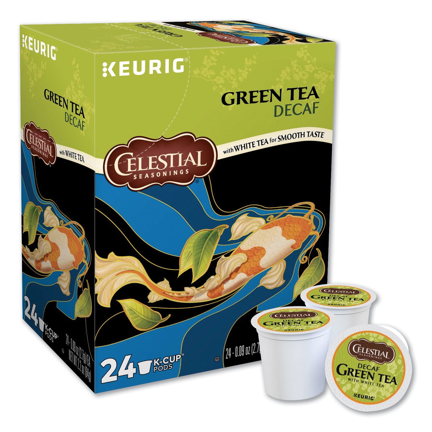 Celestial Seasonings Decaffeinated Green Tea K-Cups, 96/Carton, Each