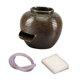 thumbnail image 2 of Fuente agua cerámica con recirculación y en forma U, adorno compacto para escritorio, ideal para patio, balcón o terraza. M, 2 of 8