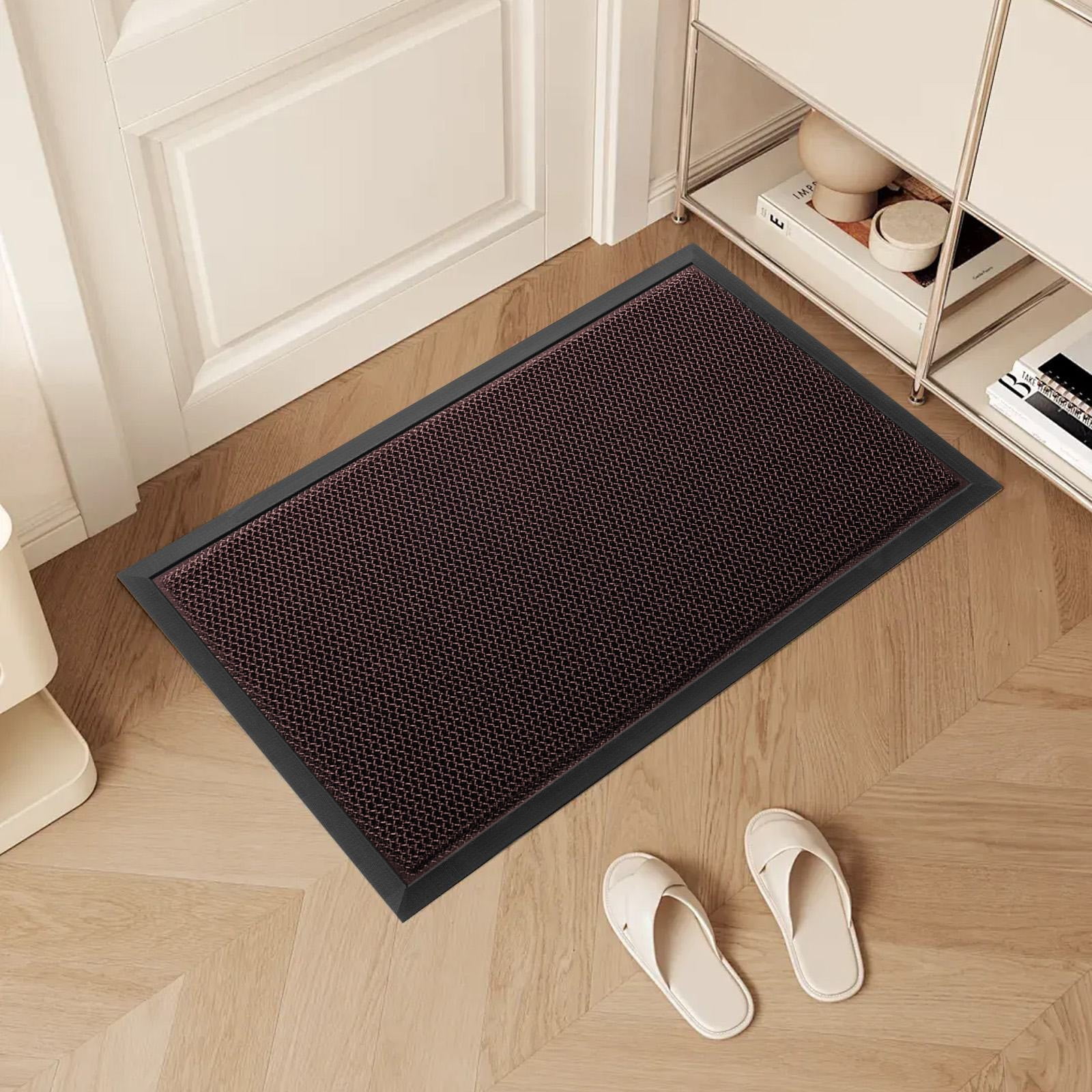 Front Door Mat Outdoor Rectangular Coir For Entrance Doormat Welcome Mat Non Slip Rubber Entry Mat For Outside Indoor 50x80cm Home