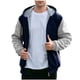 thumbnail image 4 of Ceisia Men's Color-Block Fleece-Lined Zip-Up Hooded Jacket for Casual & Winter Wear Navy L Gifts, 4 of 7