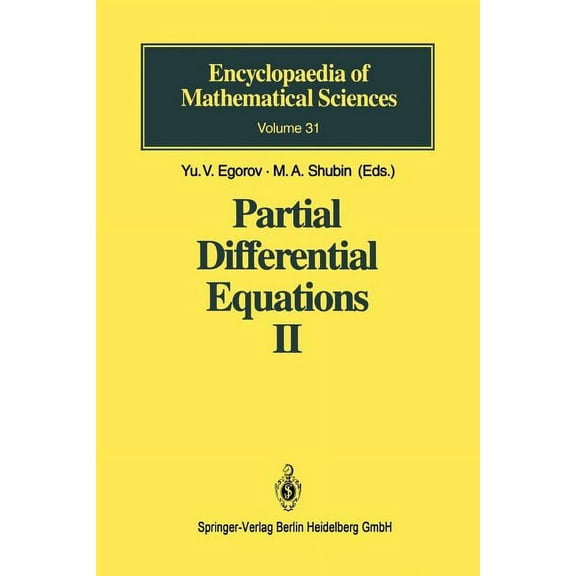 Partial Differential Equations II: Elements of the Modern Theory. Equations with Constant Coefficients, (Paperback)