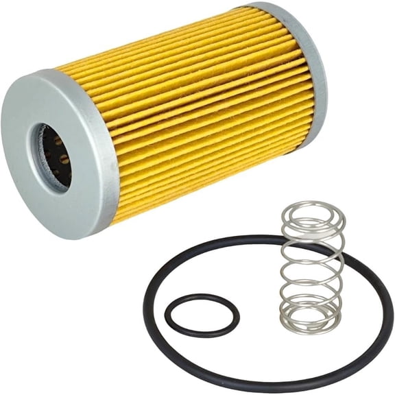XYZIL Fuel Filter w/O-ring Spring 15521-43160 1A001-43160 Compatible with Kubota L235 L2550 L2650 L2850 L2900 L2950 L3240 L3540 L3750 L4200DT M4700 M4900 M5700 KH-151 V1502 V1903 Engine 19244-87110