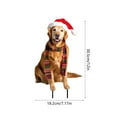 thumbnail image 3 of Aufmer 1 Pcs Christmas Dog Yard Stake, Iron Ground Insert Decor with Festive Pet Design, Outdoor Garden Holiday Decoration(Multicolor), 3 of 7