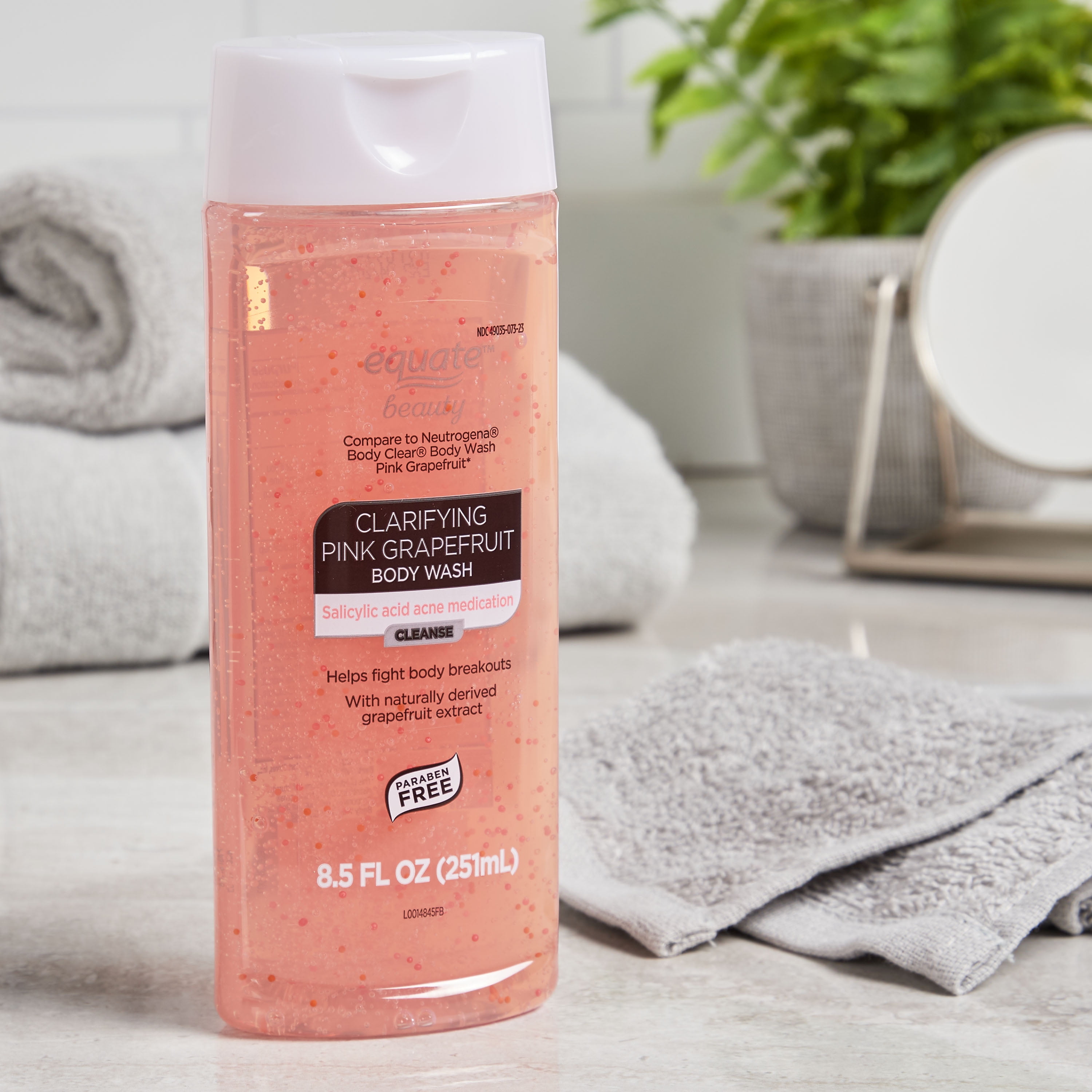 equate pink grapefruit face wash