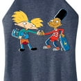 thumbnail image 3 of Hey Arnold! - Arnold and Gerald Skateboard - Juniors High Neck Tank Top, 3 of 5