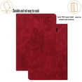 thumbnail image 5 of iPad mini 6th Generation 8.3 inch Case,Dteck Butterfly Pattern Leather Card Holder Wallet Case Kickstand Hybrid Rubber Folio Flip Cover for iPad mini 6 2021,Red, 5 of 6