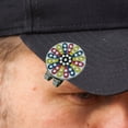 thumbnail image 4 of Marcador de pelota de golf de moda, clip extraíble, duradero y ligero para gorra de golf para mujer Flor, 4 of 9