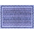 thumbnail image 1 of Ahgly Company Indoor Rectangle Abstract Blue Modern Area Rugs, 8' x 12', 1 of 4