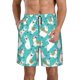 thumbnail image 1 of Balery Cartoon Llamas Traje de Baño Estilo Hawaiano para Hombre, Shorts de Secado Rápido con Bolsillos-Medium, 1 of 6