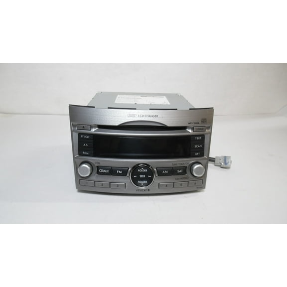 Pre-Owned 2010-2012 Subaru Legacy 6 Disc CD MP3 Player Radio Receiver PE605U6 OEM (Good)
