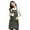 Grey, variant on Apron Sleeve Protective Wear for Kitchen Chefs Utility Pockets Durable Canvas Apron for Cooking Baking Dining & Bar