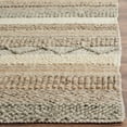 thumbnail image 2 of SAFAVIEH Natura Rylan Braided Striped Wool Runner Rug, Beige, 2'3" x 16', 2 of 5