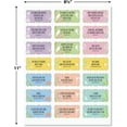thumbnail image 2 of Inspirational Scripture Stickers - Set of 42 Scalloped Edge Seals, Multicolor, 3/4" x 2-1/2", 2 of 5