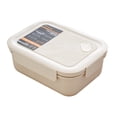 thumbnail image 1 of Zonao Boîte à Lunch en Solde, 1200 ml, Conteneurs Bento à 3 Compartiments, Conteneur de Collation de Fruits, Résistant au Froid et à la Chaleur, Étanche, Micro-Ondable, 1 of 8