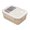 Beige, variant on RKZDSR Adult Lunch Box, 1200 ML 3-Compartment Bento Lunch Box, Lunch Containers For Adults Come,Cold And Heat Resistants,Leak Proof, Microwaveable