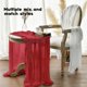 thumbnail image 2 of Camino de mesa Artoid Mode Boho, gasa roja, 3 piezas, 3,5 x 300 cm, 2 of 7