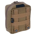 thumbnail image 2 of Tasmanian Tiger Tac Pouch 6 with Antenna Port, Tactical MOLLE System Loops with YKK Zippers, Coyote, 2 of 3