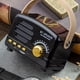 thumbnail image 5 of Altavoz Bluetooth Portátil Ganfancp Nostalgic Plug-In Wireless Audio Radio FM Upgrade Altavoz Bluetooth Largo con Asa, 5 of 6