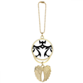 thumbnail image 1 of Constellation Libra Zodiac Sign Car Keychain Angel Wing Pendant, 1 of 4