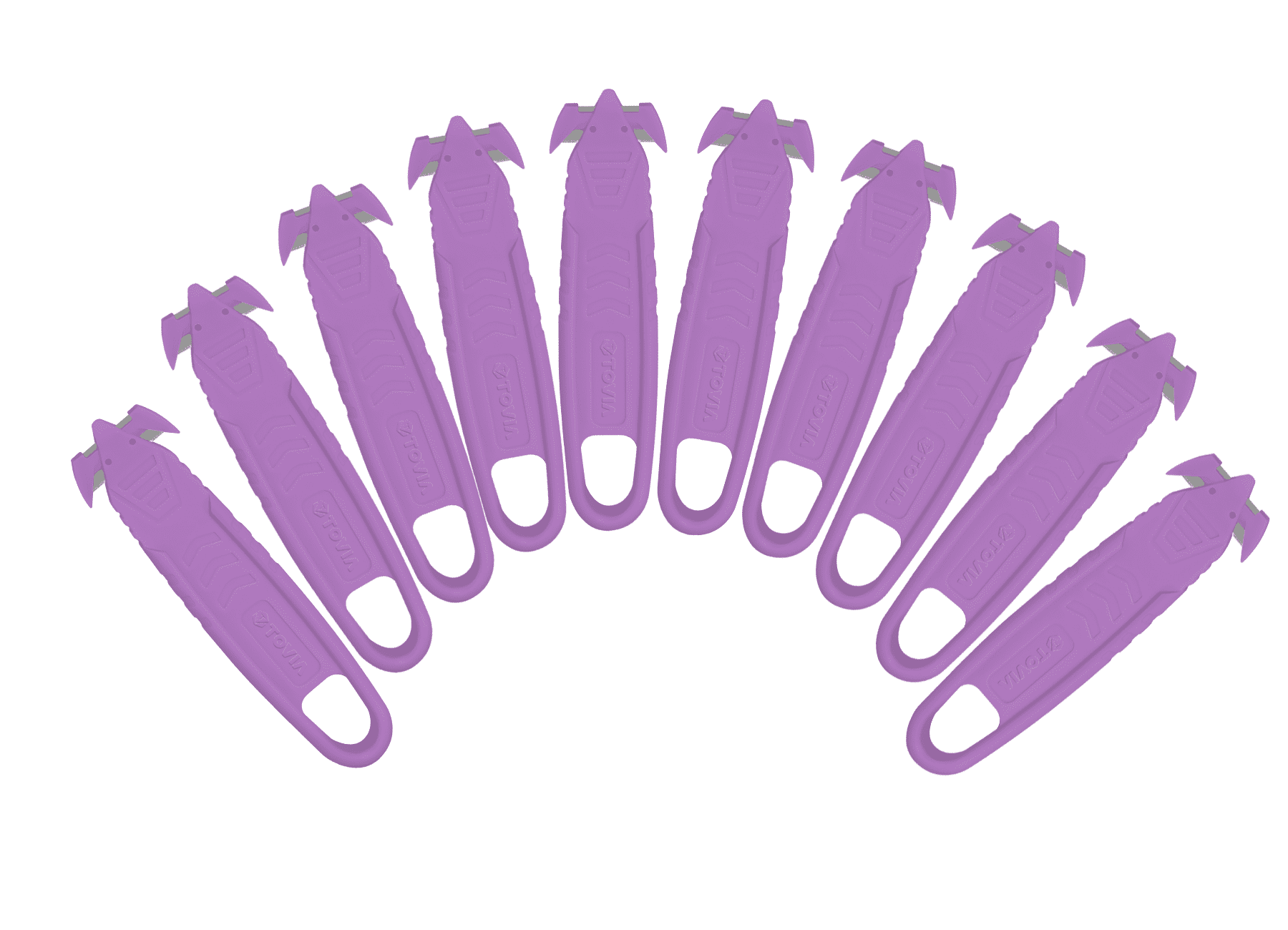 T TOVIA Film Slitter Safety Box Cutter, Package Opener Utility Cutter