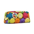 thumbnail image 2 of Goofa Brightly Colored Cupcakes Pattern Leather Pencil Case, Pencil Pouch, Pencil Bag, Pen Case, Pen Pouch, Pen Bag, Pencil Pouches, Pencil Bags,College Pencil Case, 2 of 7