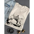 thumbnail image 3 of Too Heavy To Drive T-Shirt Women -Wilfred Hildonen Designs, Female Large, 3 of 4