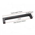 Black Stainless Steel Kitchen Cabinet Door Handles Kitchen Cabinet Door ...