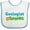 White and Blue, variant on Inktastic Geologist in Training Boys or Girls Baby Bib