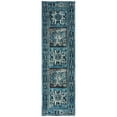 thumbnail image 4 of SAFAVIEH Vintage Hamadan Edin Oriental Area Rug, Light Blue/Black, 11' x 15', 4 of 9