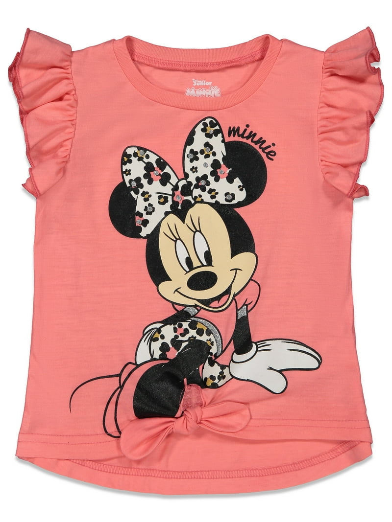 minnie mouse t shirt dress Minnie Mouse Print T-shirt Dress with Round Neck For Default Category at UAE