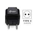 thumbnail image 2 of Krieger European Power Adapter - Type C Travel Adapter - Universal to European EU Schuko Plug Adapter- CE Certified (Type C - Europe, South America, Asia) - 4 Pack, 2 of 3