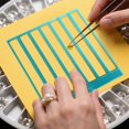 thumbnail image 2 of 3D Printed Art Ruler Grid Tool for Precise Painting Drilling and Craft Projects with Square Multiple Rectangle Design, 2 of 4