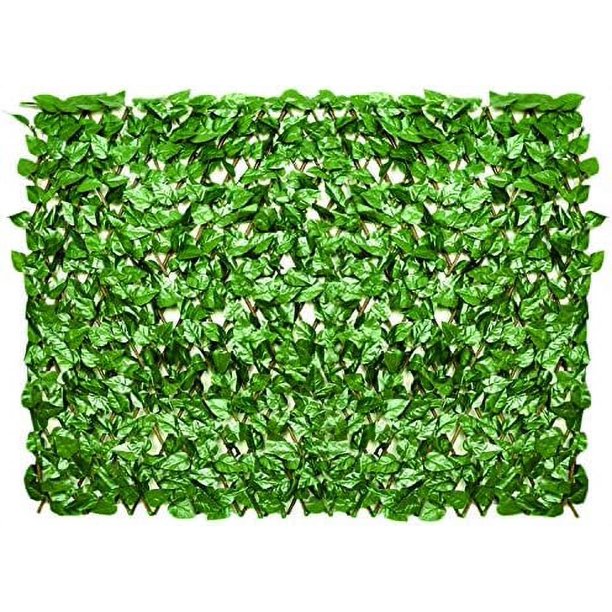 Expandable Artificial Laurel Leaf Privacy Fence Screen Decoration For