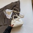 thumbnail image 4 of Cuerpo Cruzado Bolsos Mano Versátil Boston PU Cuero Gran Capacidad Compras Viajes, 4 of 9