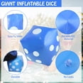thumbnail image 4 of Pack de 3 dados inflables gigantes Blulu, 51 cm, color azul, 4 of 6