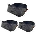 thumbnail image 2 of Zootealy 3PCS Felt Storage Box Key Small Storage Basket DIY Foldable Office Desk Home Cute Dog Printed Sundries Organizer, 2 of 7