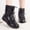 Black, variant on Winter Warm Snow Boots for Women Fashion Plus Size 2024 New Snow Boots Warm Mid-Tube Down Boots Short Boots