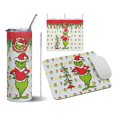 thumbnail image 1 of Termo Tumbler + Mouse Pad SVART 20 oz diseño El Grinch Feliz navidad MD10, 1 of 5